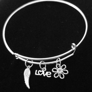 Boutique Jewelry - Protection & Love Silver Slide Bracelet Boutique Jewelry - Protection & Love Silver Slide Bracelet